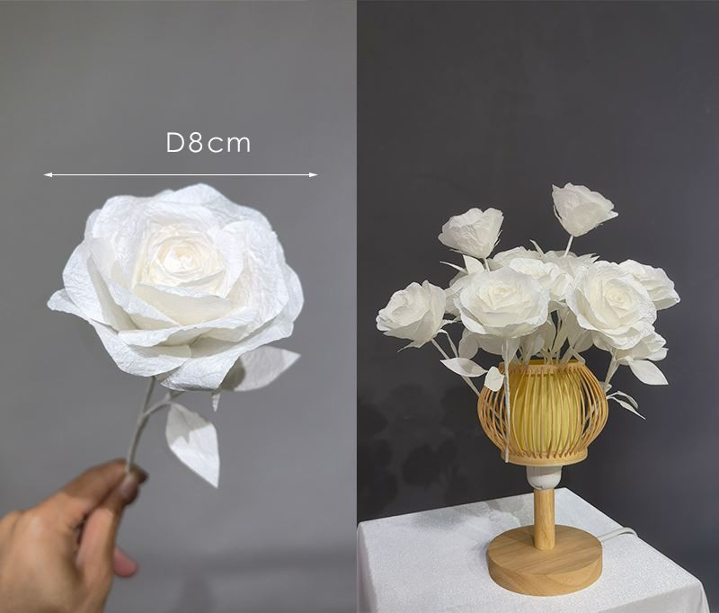 Mini papīra ziedi amatniecībai