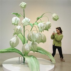 Ielejas papīra ziedi